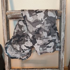 Camo Cotton Cargo Pants